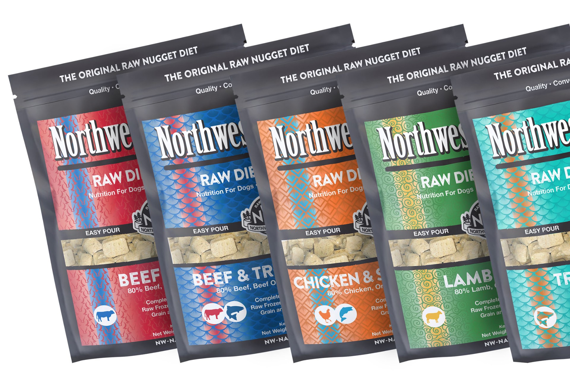 Northwest Naturals raw diet packaging
